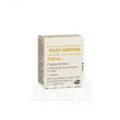 Солу-кортеф порошок для розчину для ін'єкцій 100 мг флакон №1