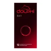 Презервативи Dolphi 3 в 1 №12