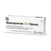 Вальпроком 300 Хроно таблетки пролонгованої дії вкриті плівковою оболонкою блістер №30