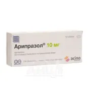Арипразол таблетки 10 мг №10