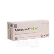 Арипразол таблетки 10 мг блістер №60