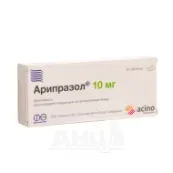 Арипразол таблетки 10 мг блістер №30