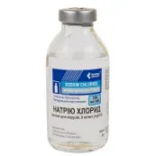 Натрію хлорид розчин для інфузій 0,9 % пляшка 100 мл