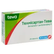 Телмисартан-Тева таблетки 80 мг блистер №28