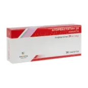 Аторвастатин 20 Ананта таблетки вкриті плівковою оболонкою 20 мг блістер №30