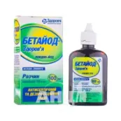 Бетайод-Здоровье раствор накожный 100 мг/мл флакон 100 мл