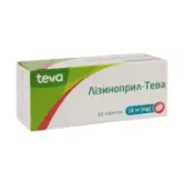 Лізиноприл-Тева таблетки 10 мг блістер №60