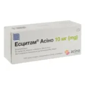 Есцитам Асіно таблетки вкриті плівковою оболонкою 10 мг блістер №60