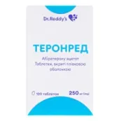 Теронред таблетки покрытые оболочкой 250 мг №120
