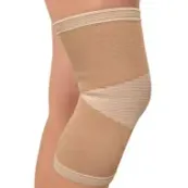 Бандаж для колінного суглоба компресійний 508-КТ-3 розмір L бежевий