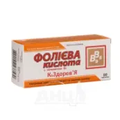 Фолиевая кислота с витамином B6 К&Здоровье таблетки №60