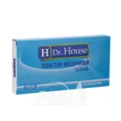 Пластырь медицинский бактерицидный Dr.House тканый 7,2 см х 2,5 см