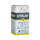 Тест-смужка Citolab 2GK для визначення глюкози і кетонів №50