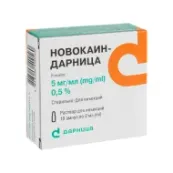 Новокаїн-Дарниця розчин для ін'єкцій 5 мг/мл ампула 2 мл №10