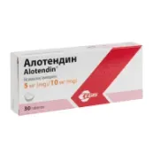 Алотендин таблетки 5 мг/10 мг блістер №30