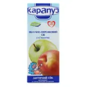 Сок Карапуз яблоко-персик с мякотью 200 г