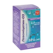 Левоміцетин-ОЗ краплі очні 2,5 мг/мл флакон 10 мл