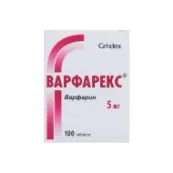 Варфарекс таблетки 5 мг №100