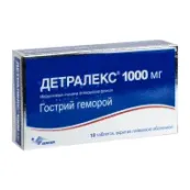 Детралекс 1000 мг таблетки вкриті плівковою оболонкою №18